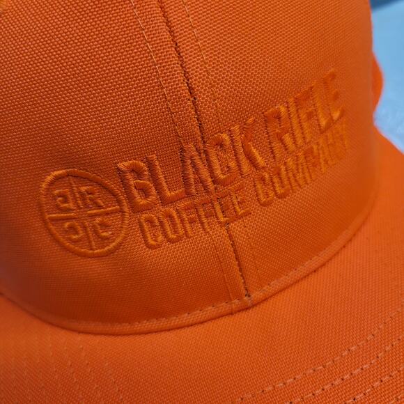Black Rifle Coffee Company Hat Orange Hunting Mesh Snapback‎ Hi Vis Cap - Picture 2 of 6